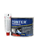 Автомобільна шпаклівка під прилад Painter Professional Anti-sensor Putty Metal 1.5 кг + затверджувач