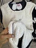 Тепла жіноча піжама домашній костюм кофта та штани жіноча Махрова піжама домашній костюм кофта та штани жіноча піжама  Fellix, фото 3