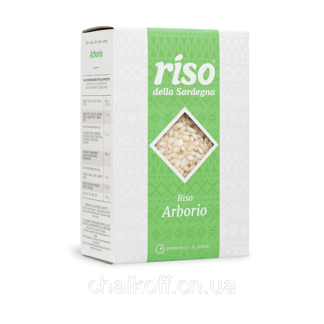 Рис арборіо Riso della Sardegna riso Arborio 1000 г (Італія)