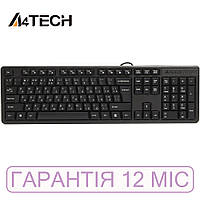 Клавиатура A4Tech KKS-3 USB, Black (черная), проводная, мембранная, классическая стандартная полноразмерная