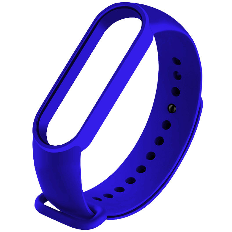 Силіконовий ремінець для Xiaomi Mi Band 7 Синій / Shiny blue