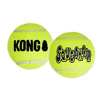 Іграшка KONG AirDog SqueakAir Ball повітряний тенісний м яч для собак для собак середніх і великих порід, L