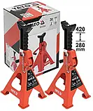 Підставки під автомобіль до 3 тонн Yato YT-17311, фото 2