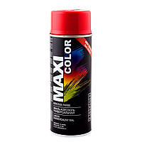 Краска красная в баллончике RAL 3020 MAXI COLOR AEROSOL Farbe 400 мл