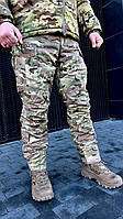 Штаны военные тактические демисезонные рип-стоп камуфляжные, Брюки мультикам с множеством карманов 54 vsk