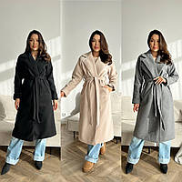 Кашемировое Пальто женское Ткань кашемир на подкладке Размер S(42-44);L(46-48); XX(50-52)