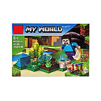 Конструктор детский Minecraft MG691 с фигуркой героя (Вид 4) BuyIT Конструктор дитячий Minecraft MG691 із