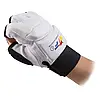 Рукавиці для тхеквондо WTF TWTF-7715  р.L / рукавички теквондо білі, фото 4
