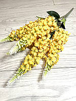Штучний букет гіацинтів (58 см жовтий), фото 4
