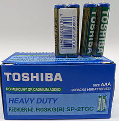 Батарейка AAA (R03) Toshiba Heavy Duty цена за 1 блістер (4батарейки)