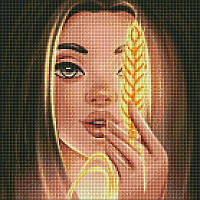Алмазна мозаїка "Пшениця" ©krizhanskaya Ідейка 40х40 см BuyIT