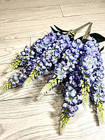 Штучний букет гіацинтів. Гіацинт декоративний (58 см, лавандовий), фото 4