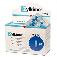 Антистрессовое средство для собак и кошек Зилкене (Zylkene) Vetoquinol 450 мг 10 капсул