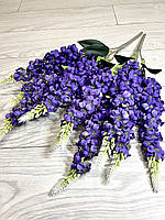 Штучний букет гіацинтів. Гіацинт декоративний (58 см, фіолетовий), фото 4