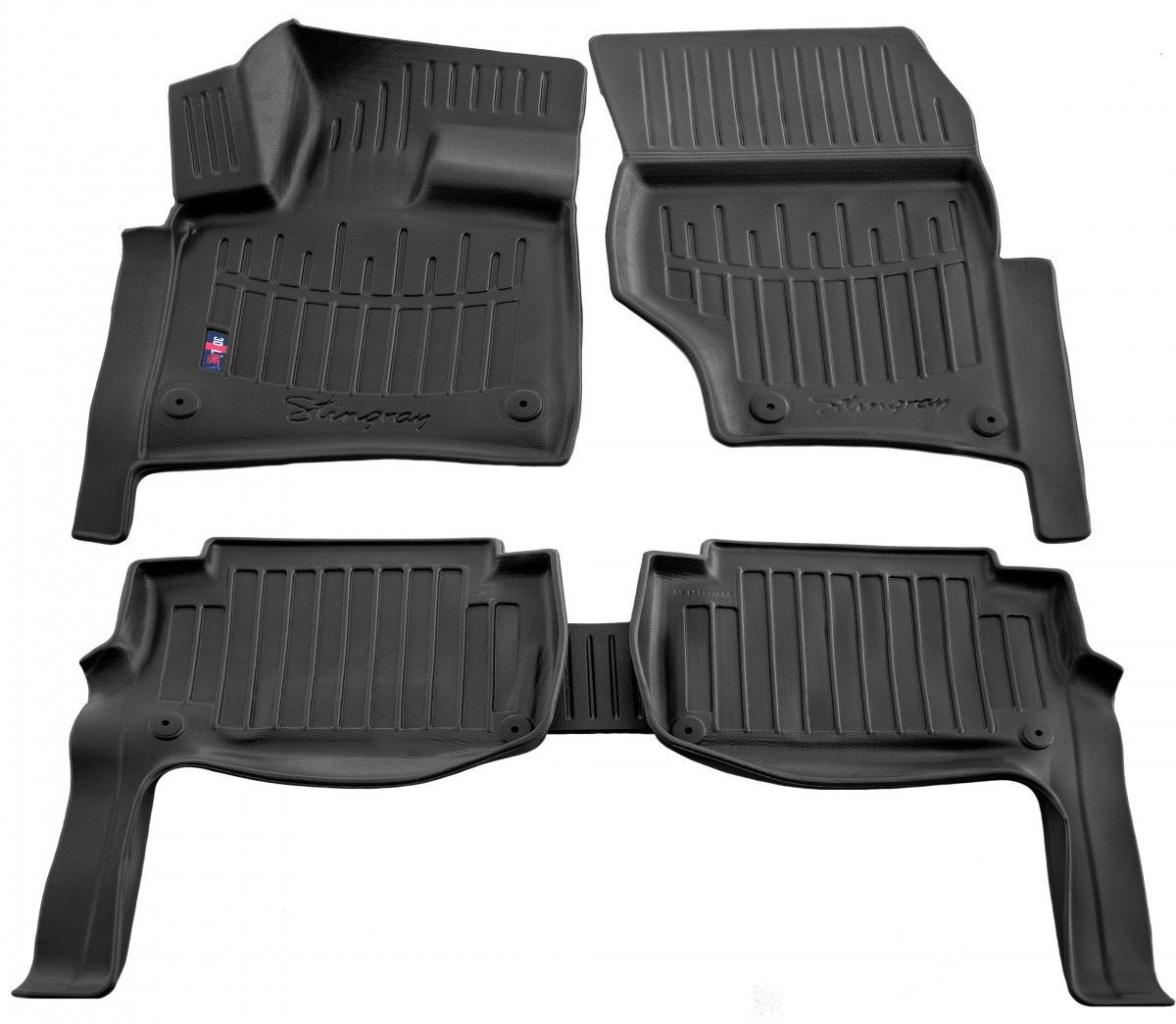 Килимки в салон 3D Audi Q7 (4L) (2005-2015) з бортом