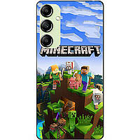 Силіконовий чохол бампер для Samsung M23 5G з малюнком Minecraft Майнкрафт