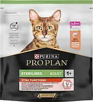 Сухой корм Purina Pro Plan Sterilised Salmon для кастрированных котов (лосось) 400г