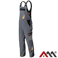 Полукомбинезон рабочий ArtMas Professional (Grey Bib-Pants) Польша 48