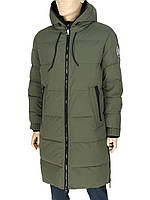 Мужская удлиненная зеленая куртка Vivacana 63AW7540M Army Green