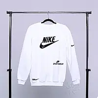 Свитшот мужской зимний Nike на флисе/ Кофта утепленная с начесом / Топ качество