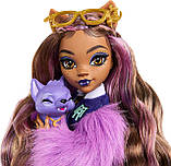 Монстер Хай Клодін Вульф із собачкою Кресент та аксесуарами Clawdeen Wolf Doll with Pet Dog Crescent HRP65, фото 4