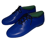 Шкіряні джазівки сині українського виробника Vlad&K, фото 8
