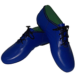 Шкіряні джазівки сині українського виробника Vlad&K, фото 9