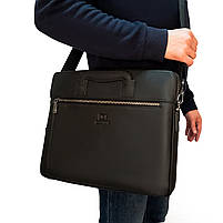 Сумка Чоловіча Портфель-шкіра BRETTON 407-178 black.Музькі сумки-планшети гуртом і в роздріб в Україні., фото 6