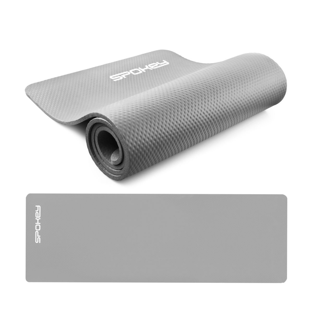 Килимок для фітнесу Spokey Softmat сірий, фото 1