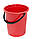 Відро пластикове 6 літрів з кришкою кольорове Ø 22 см h=26 см (ПРОМСАНТЕХПЛАСТ), фото 2