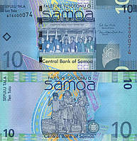 Банкнота, Самоа 10 тала 2007 (2008). UNC
