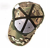 Кепка бейсболка тактична з кріпленням для ID-патчів і шевронів, Мультиків, фото 3