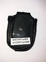 Чехол брелока сигнализации кожаный SHERIFF ZX-925(ZX-1055)