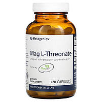 Metagenics Mag L-Threonate, Маг L-треонат, (підтримання когнітивного здоров'я) 120 капсул BX616, фото 5