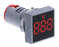 Вольтметр 20V - 500V переменный ток Красный