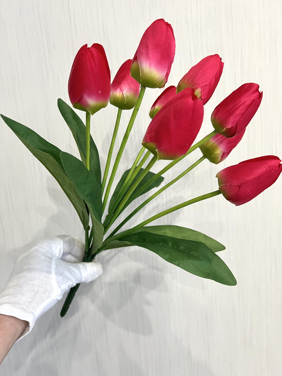 Штучні тюльпани. Букет тюльпанів ( 41 см)