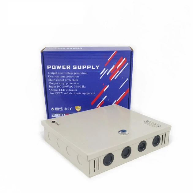 Источник бесперебойного электропитания CCTV Power Supply 12V15A - фото 4 - id-p2087731450