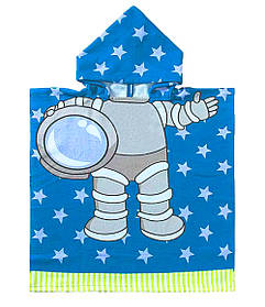 Дитячий лазневий рушник із капюшоном Космонавт HomeBrand