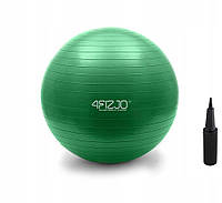 Мяч для фитнеса (фитбол) 4FIZJO 75 см Anti-Burst 4FJ0029 Green для дома и спортзала с нагрузкой до 120