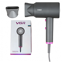 Фен VGR-400 для волос фен с насадками фен для укладки волос компактный фен для волос маленький фен для волос