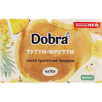 Твердое мыло Dobra Тутти-фрутти 4 x 70 г (4820195504161)