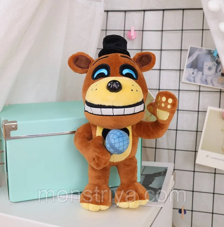 М'яка іграшка МЕДВІДЬ Фредді, герой фільму "П'ять ночей із Фредді", 25 см