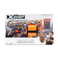 X-Shot Швидкострільний бластер Skins Dread Sketch (12 патронів)