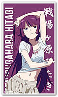 Хитаги Сэндзёгахара Hitagi Senjougahara - плакат аниме