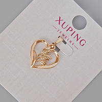 Кулон Xuping "Серце" d-20х15мм+- Позолота 18К купити біжутерію дешево оптом в інтернеті