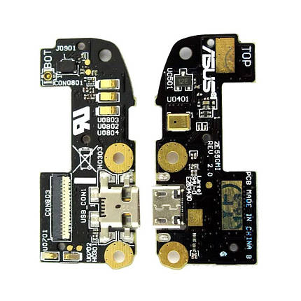 Плата з USB-роз’ємом та мікрофоном для Asus ZenFone 2 (ZE550CL), фото 2