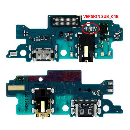 Плата з USB-роз’ємом та мікрофоном для Samsung M205F Galaxy M20 (SUB_0.4B) (Original), фото 1
