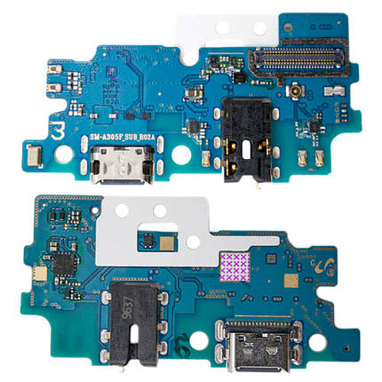 Плата з USB-роз’ємом та мікрофоном для Samsung A305F Galaxy A30 (Original), фото 1