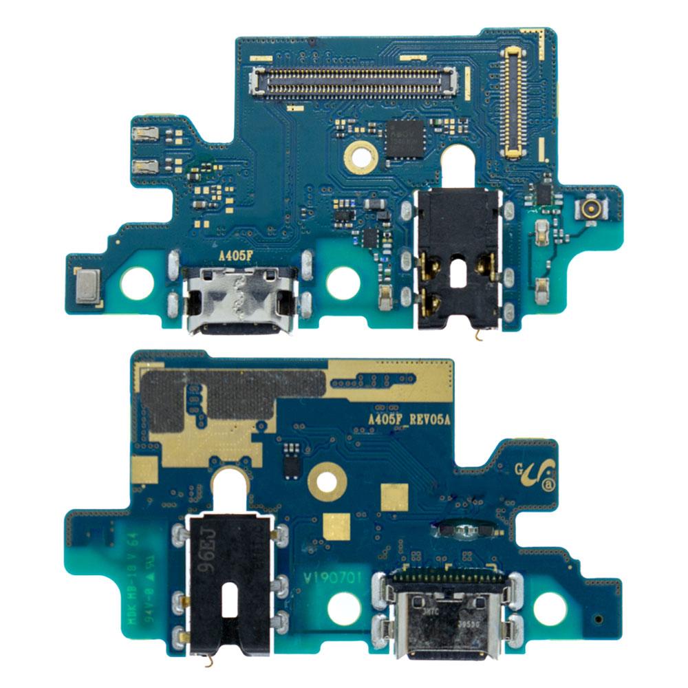 Плата з USB-роз’ємом та мікрофоном для Samsung A405F Galaxy A40 (Original)