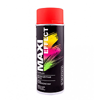 Емаль нітро аерозольна флуоресцентна Максі Колор (Maxi Color), глянцевий, червоний, 400мл